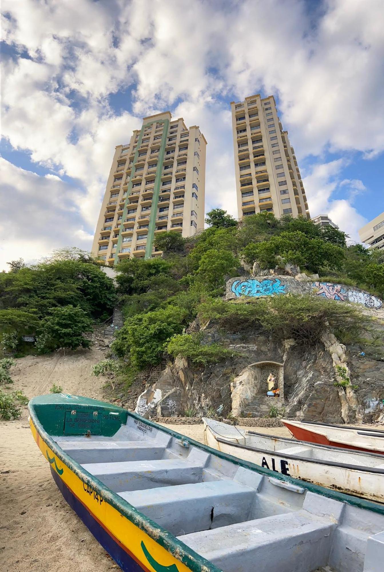 Апартаменты Hermosa Vista A La Playa Del Rodadero Санта-Марта Экстерьер фото